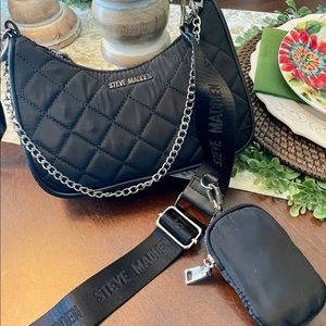 NEW with tags Steve Madden Crossbody handbag with wide comfort strap.